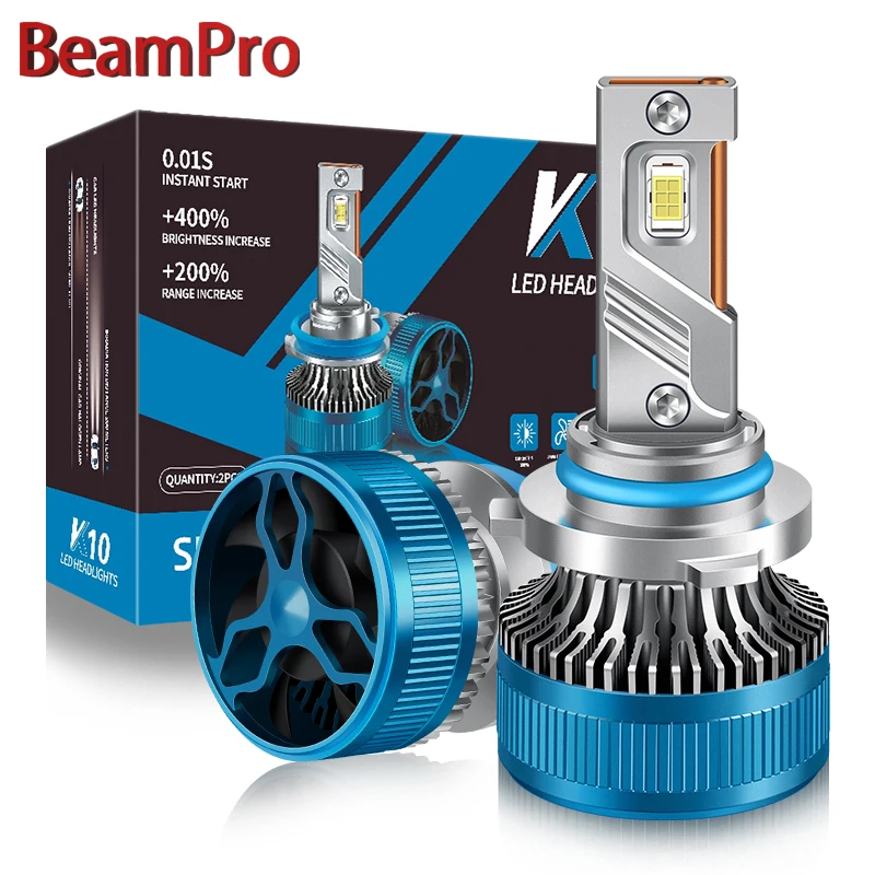 

BeamPro H7 LED Canbus H4 H1 H11 9005 HB3 9006 HB4 9012 HIR2 H8 H9 120000LM Led Car Headlights Super Brightness 320W Bulbs 6000K