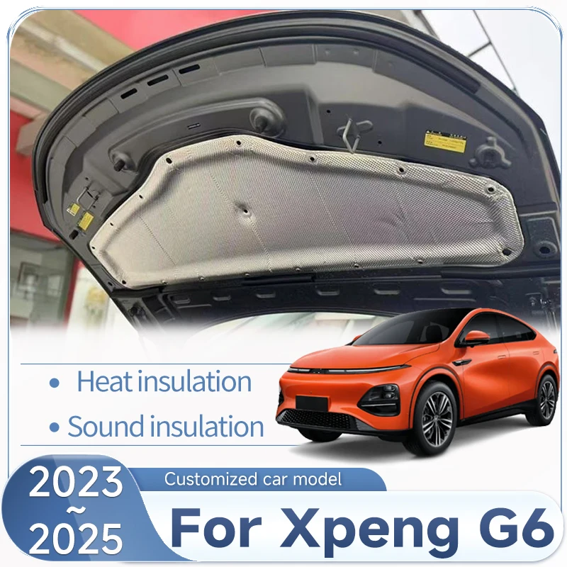 

Автомобильный звукоизоляционный коврик для XPeng G6 2023 2024 2025 Звуковой коврик Звукоизоляционный огнестойкий чехол Огнестойкий автоинструмент Аксессуары
