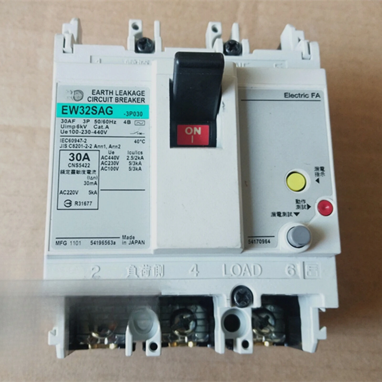 suitable for New EW32SAG 3P 30A Circuit Breake