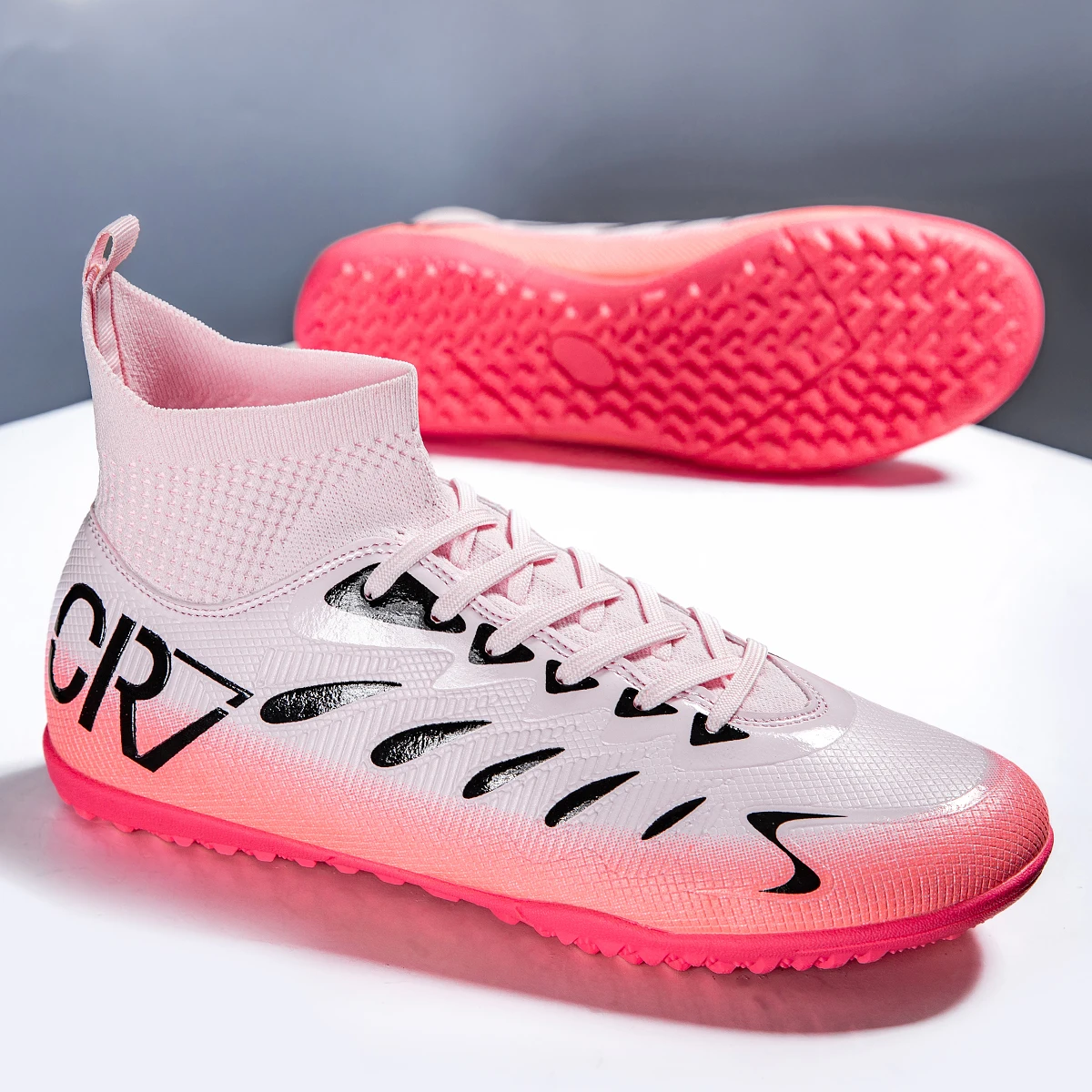 

Высокие футбольные бутсы, сломанные гвозди TF и шипы FG, 4 цвета на выбор, стиль унисекс, футбольные бутсы, спортивная обувь