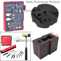 Tactical AR15 Master Bench Block Ultra-Tough Construction AR-15 Repair Tools Bench With 4 Magnet Sturdy Non-slip Surface