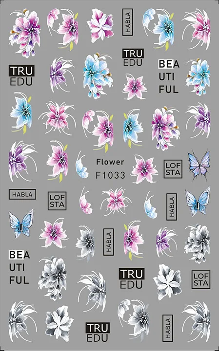 Adesivos de borboleta 3d para unhas, autoadesivos, fáceis de usar e versáteis, acessórios para arte em unhas de longa duração, 1 peça