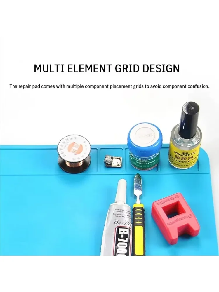 Repair Pad Silicone Waterproof Motherboard Electronic Equipment Repair Board Multi Component Placement Heat Insulation Pad