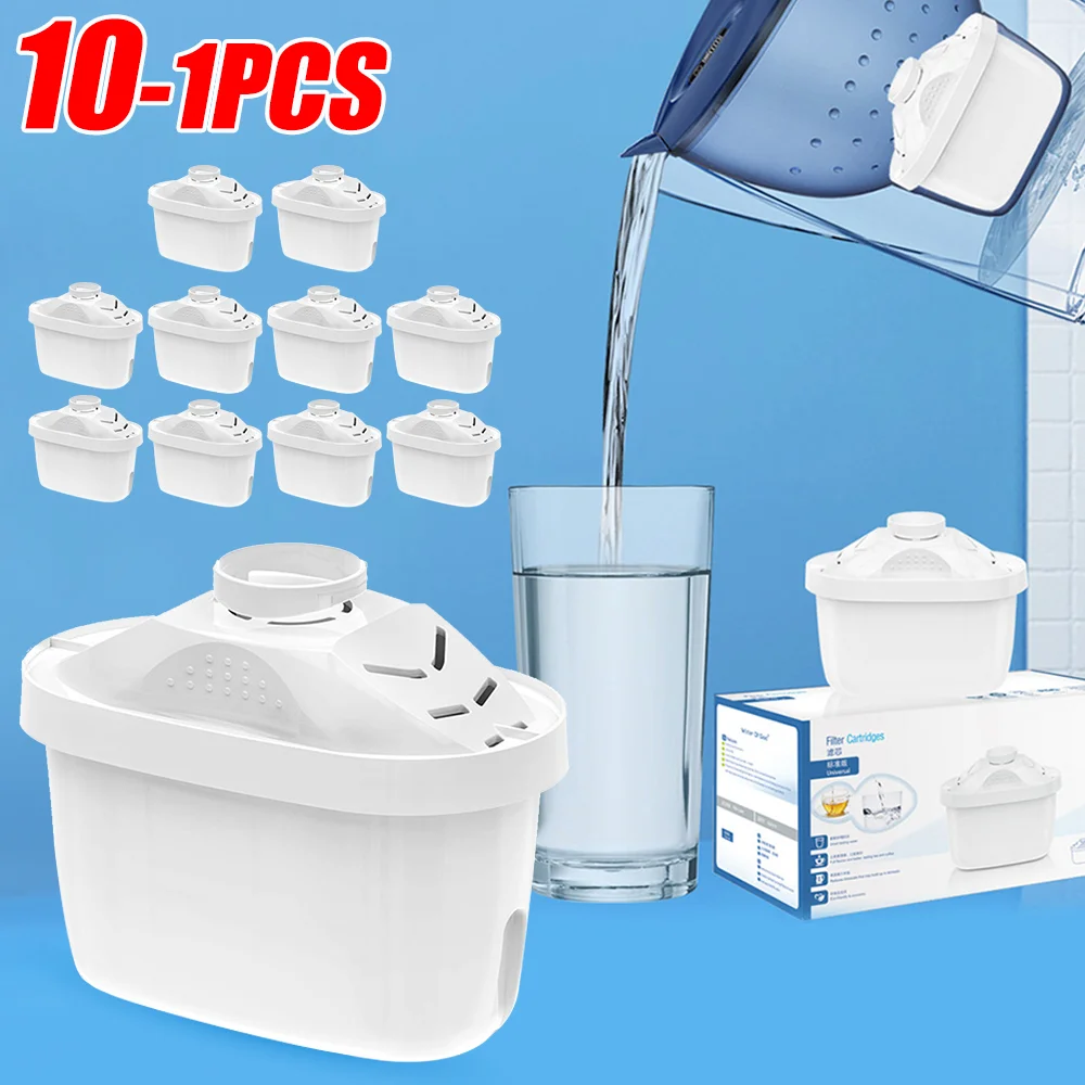 

10-1 шт. сменные фильтры для воды для картриджей Brita-Maxtra, уменьшающие заглушки для хлора, фильтр для воды с активированным углем