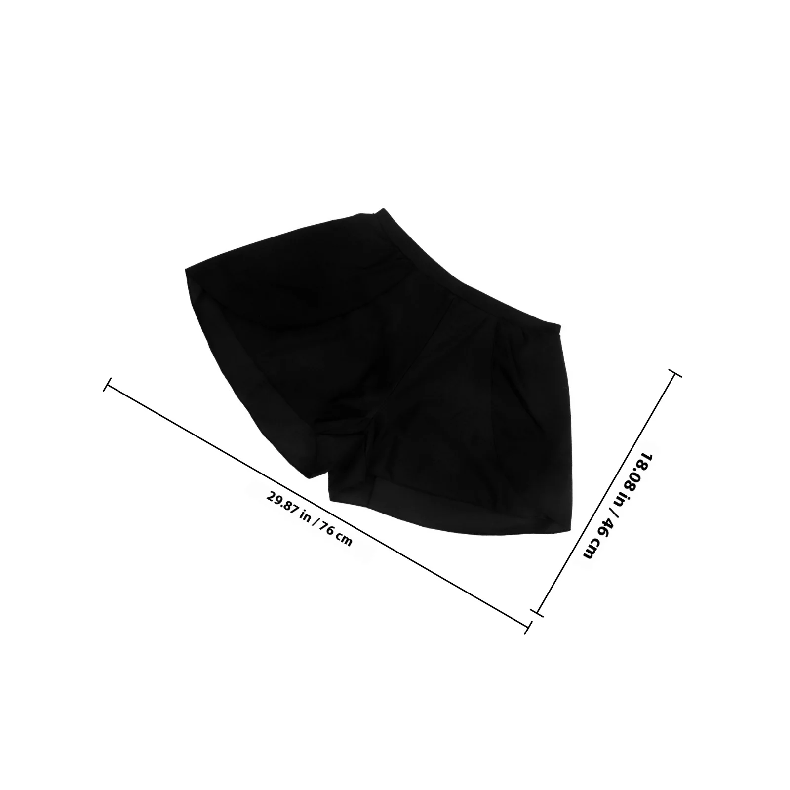 تنورة سباحة نسائية عالية الخصر باللون الأسود مقاس Xl خفيفة الوزن وسريعة الجفاف لقضاء العطلات الاستوائية على الشاطئ شورت سباحة للسيدات