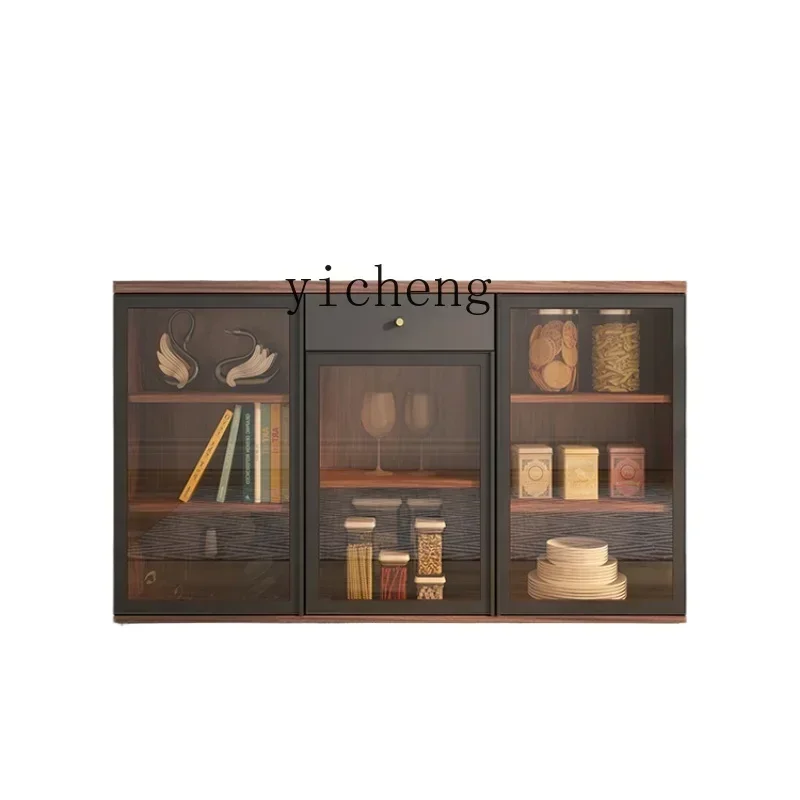 

dining side cabinet narrow ultra-thin wall household modern simple storage tea cabinet