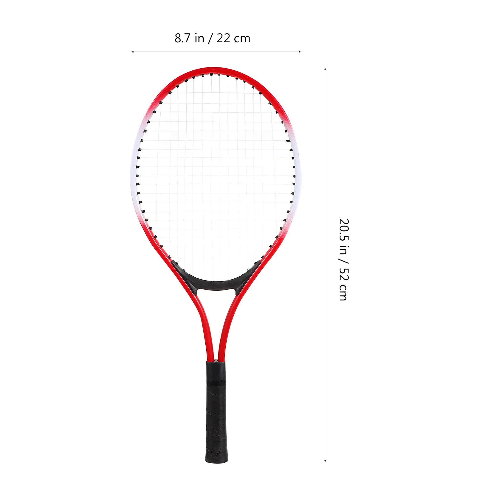 Kids Tennis Racket Set, Quality Ferroalloy Material Tennis Racquet for Children Outdoor ( Red )