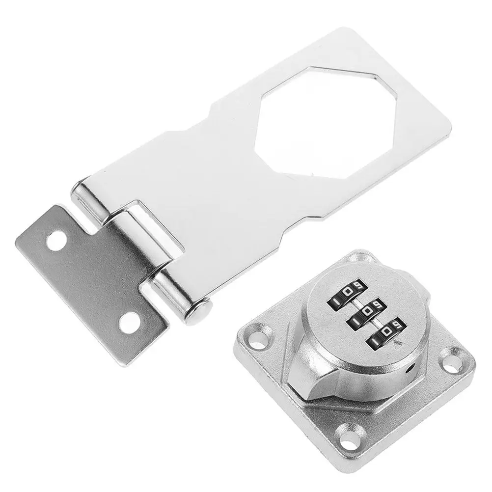 1Set Zinc Alloy Iron Combination Lock for Drawers File Cabinets School Lockers Display Cabinets Cabinet Doors Anti-Theft