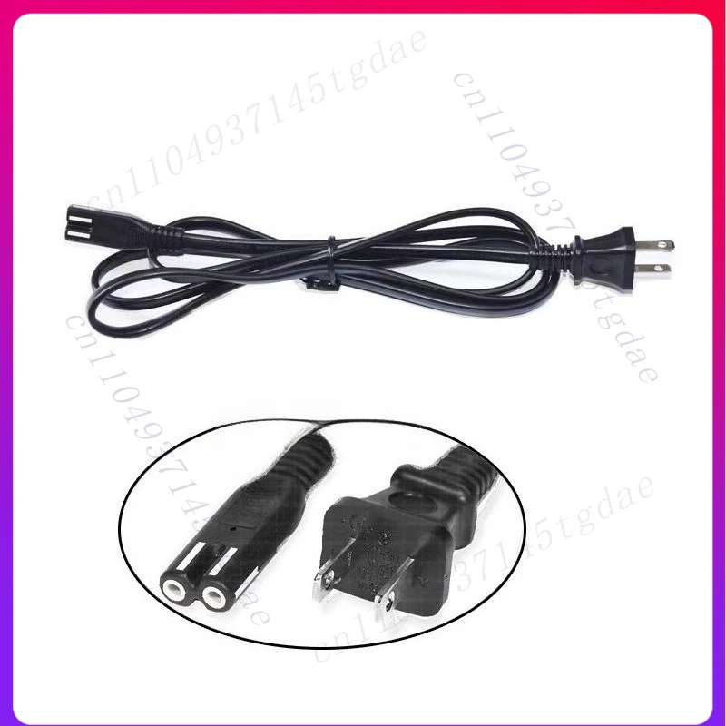

2Pcs original, power cord, two-hole interface for Dr. subwoofer power amplifier host 7A125v 8 word head 1.5m