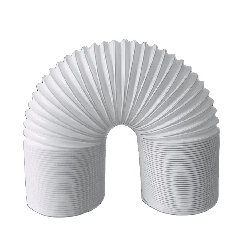 Flexible portable air conditioning exhaust hose with a length of 13 centimeters