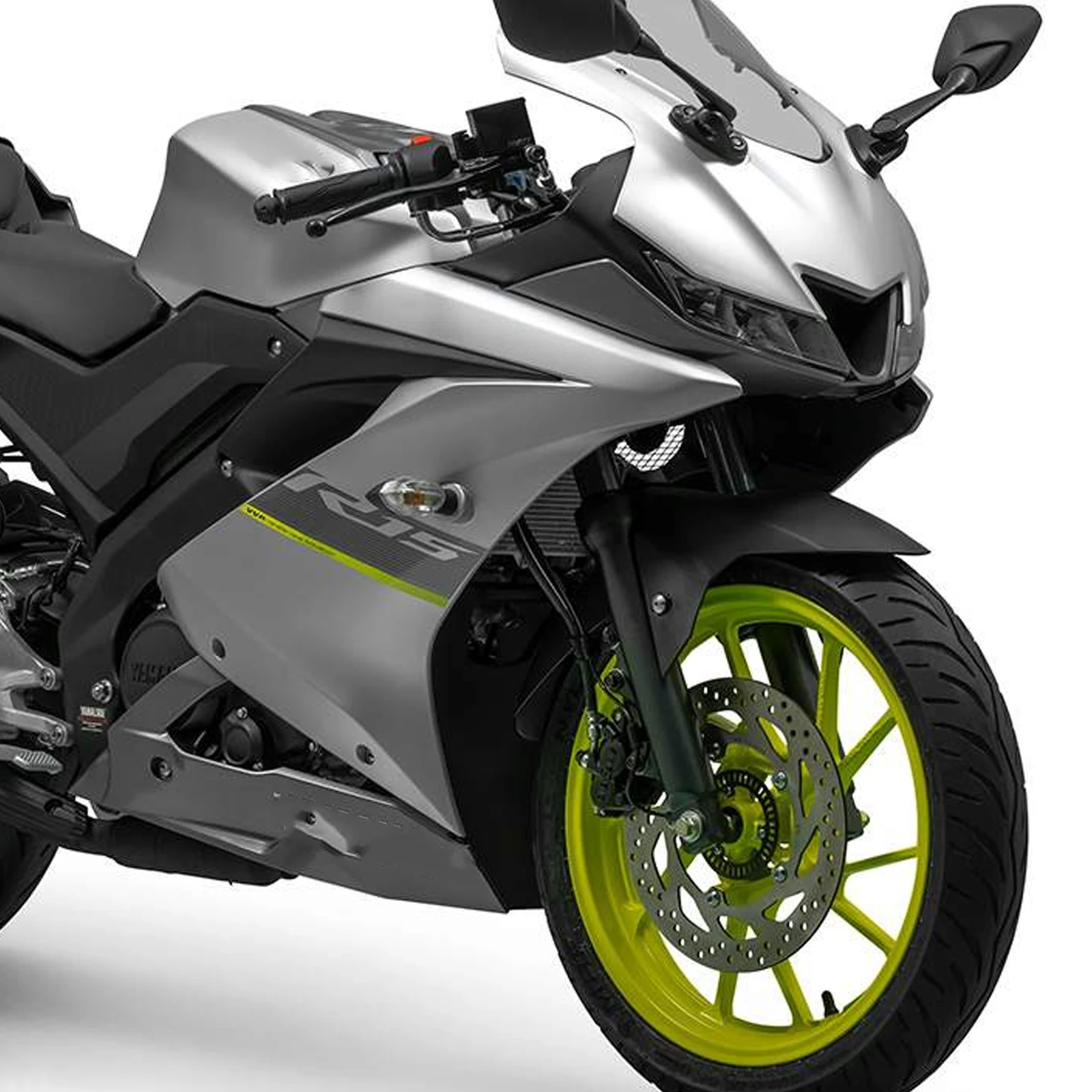 For Yamaha YZF R15 2019-2024 Motorcycle Accessories ront Upper Fairing Headlight Cover Nose Plate Front Cover ABS Carbon Fiber ﻿