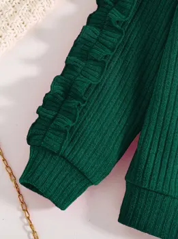 春季秋季兒童時尚運動套裝,女童毛衣+休閒褲兩件套,女童卡通愛心印花服裝 8 最佳銷售 女童冬季服裝 - №3