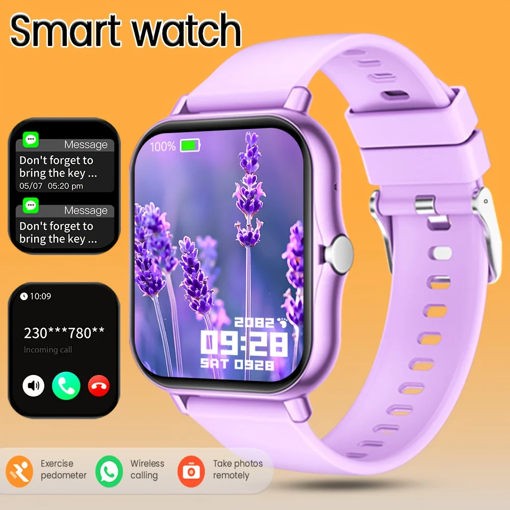 

The Highly Sought-after Multi-functional Smartwatch of 2026 Features a Full Touch Display, Silicone Strap
