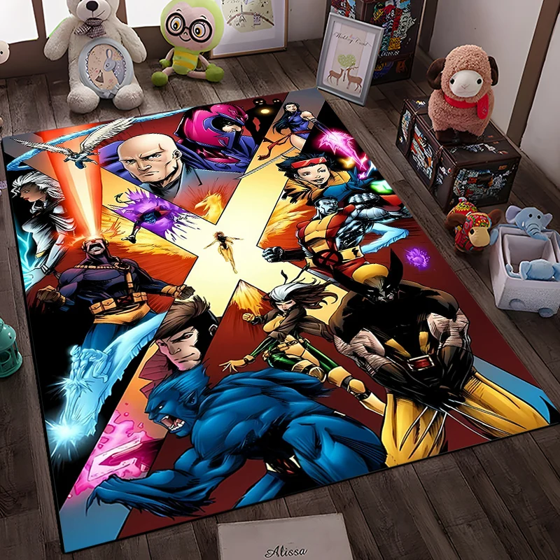 Marvel X-Men Wolverine tappeti per soggiorno camera da letto sala da pranzo cucina ufficio bagno antiscivolo grande arredamento tappeto tappetini