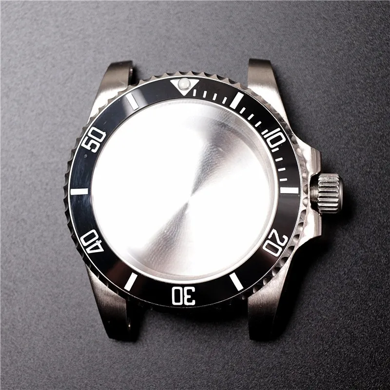 40mm Watch Case Sapphire Glass Transparent Fit For Eta2836 Nh35 Nh36 Dg2813 3804 Miyota 8215 Movement For Seiko Modified Skx007