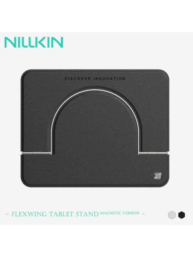 NILLKIN FlexWing Regulowany uchwyt na tablet Skórzana podstawka, pod kątem wielu kątów do tabletów 10-13 cali, składana podstawa z magnetycznym magnesem — zdjęcie produktu 7