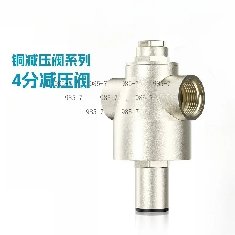 4 Copper Pair Wire Pressure Reducing Valve, Thickened copper pressure relief valve and water leakage protector accessories