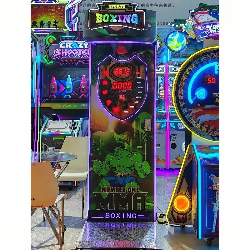 Coin Operated Boxing Punching Amusement Machine Sports Arcade Game Emulator Boxing Arcade Equipment