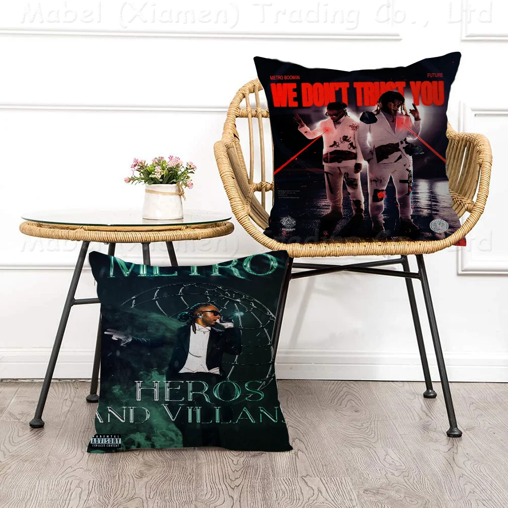 Pop Rapper Metro Boomin Pillow Cover Sofa Cushion Cover Home Room Decoration Children Gift