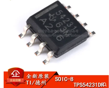 Conversor DC e DC Original, Em estoque, TPS54231DR, TPS54231, 54231, SOP-8, Novo, 1Pc Lot