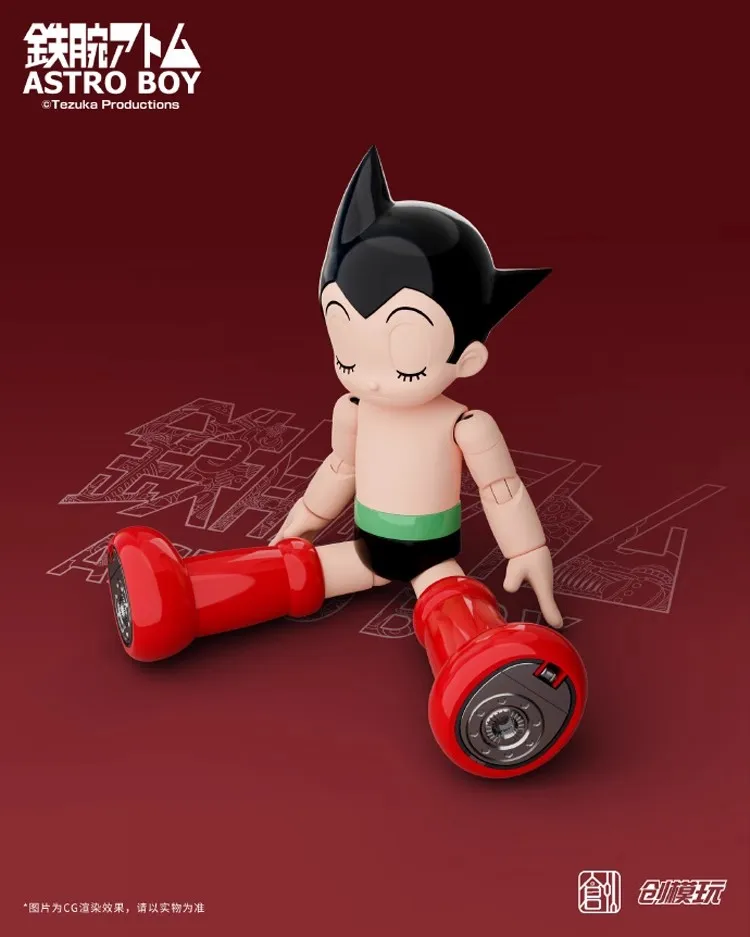 30cm Astro Boy Figures Tron Model-kit Anime Astroboy Action Figure Collection Assembly Movable Statue Model Doll Boy Toys Gifts