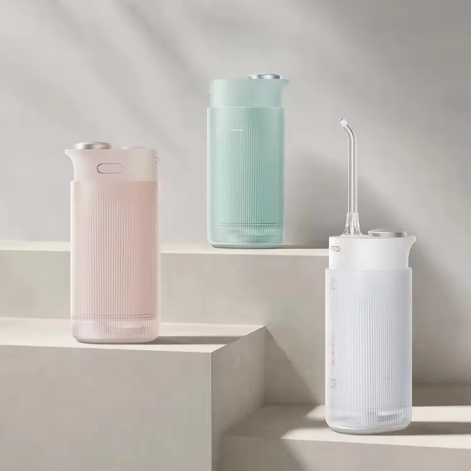 Xiaomi Mijia 전기 구강 Irrigator F400 휴대용 물 Flosser 200ML 4 모드 치아 선택 화이트닝 클리너 Waterpulse