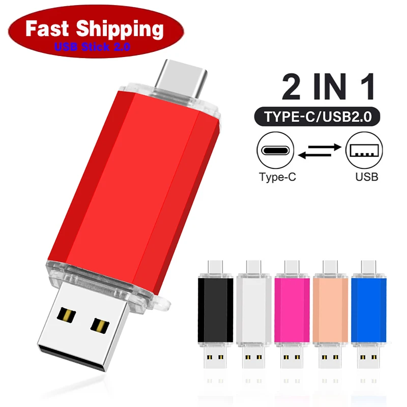 

Быстрая доставка TYPE-C USB-накопитель 64 ГБ USB-C Memory Stick 32 ГБ Rose Golden Pen Drive для телефона Android OTG Pendrive Creative