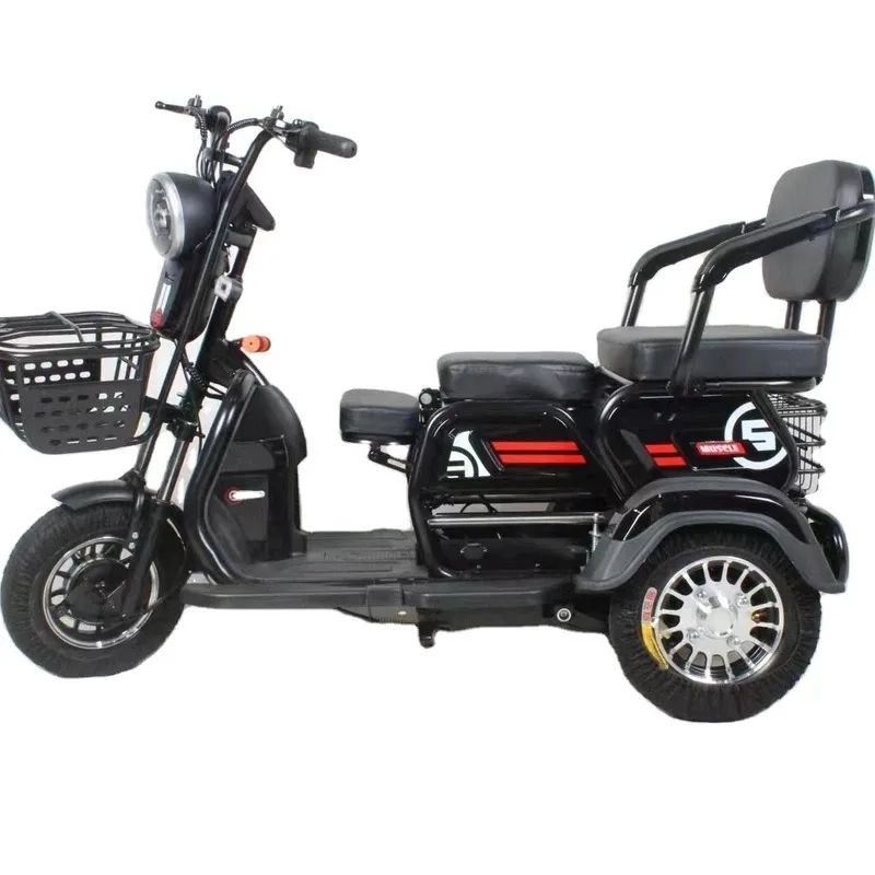 Long Battery Life Highlight Headlights Left and Right Turn signal Tricycle-electric-scoot 48-60V Electric Tricycle