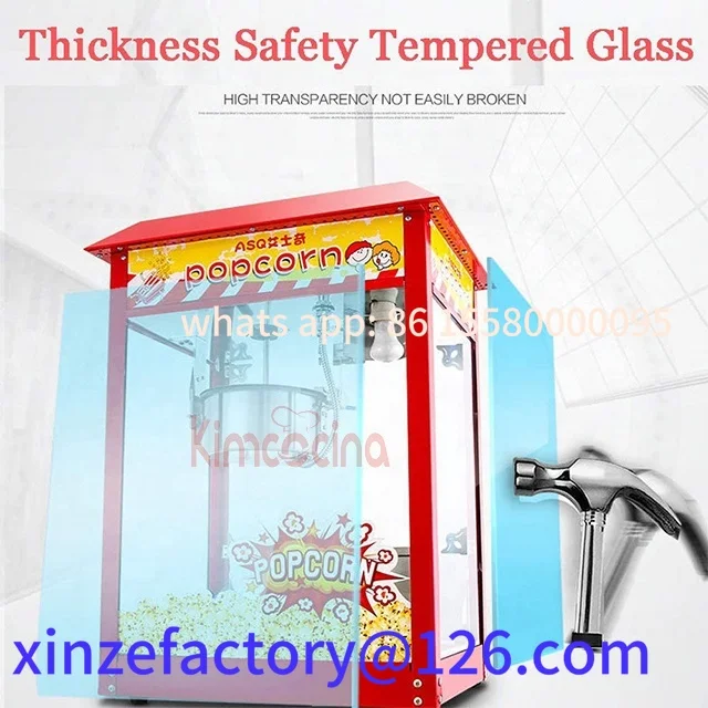 تخصيص المصنع مباشرة الكهربائية التلقائي صانع الفشار آلة صنع الفشار آلة تجارية