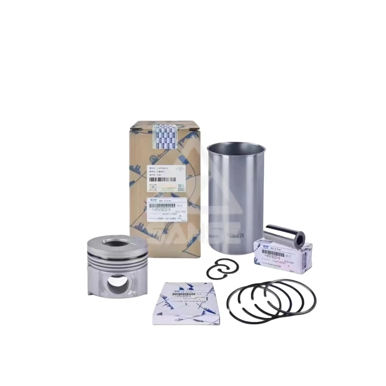Hot Selling High Quality 1-87618252-0  1-87618255-0 6BG1 Cylinder Liner Kit 6BD1 4BG1 4BD1 Engine Piston Ring Pin Repair Rebuild