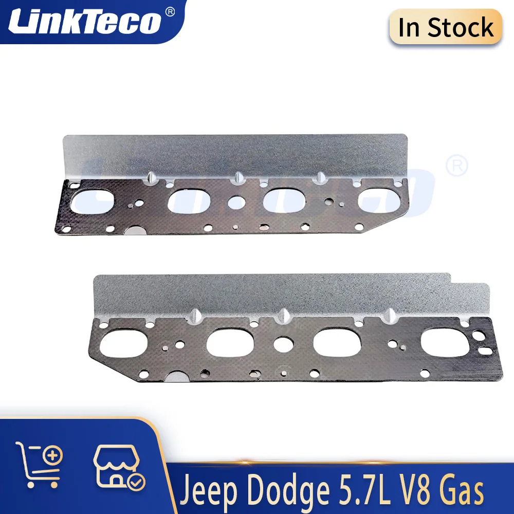 

Engine Part Exhaust Manifold Gasket Kit Fit 5.7 L V8 Gas For Chrysler Dodge Ram 1500 2500 Jeep Charger Grand Cherokee 5.7L 09-12