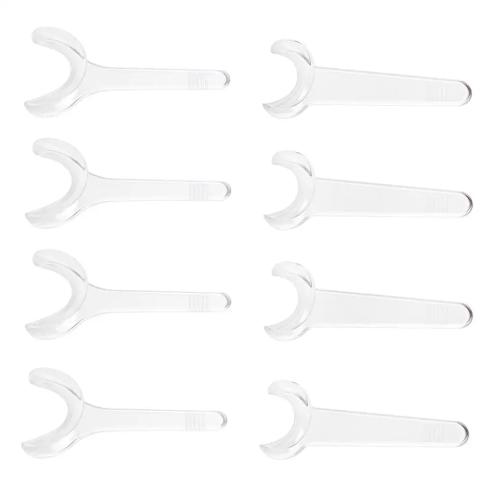 Dental T-Shape Intraoral Cheek Lip Retractor Mouth Opener 16pcs/8 Sets S+L