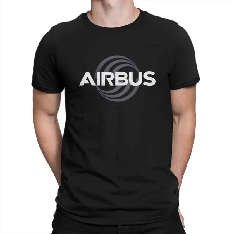 Men T-casual cotton tee shirt short sleeve Civil Aviation Airbus T shirts o neck clothes graphic printed