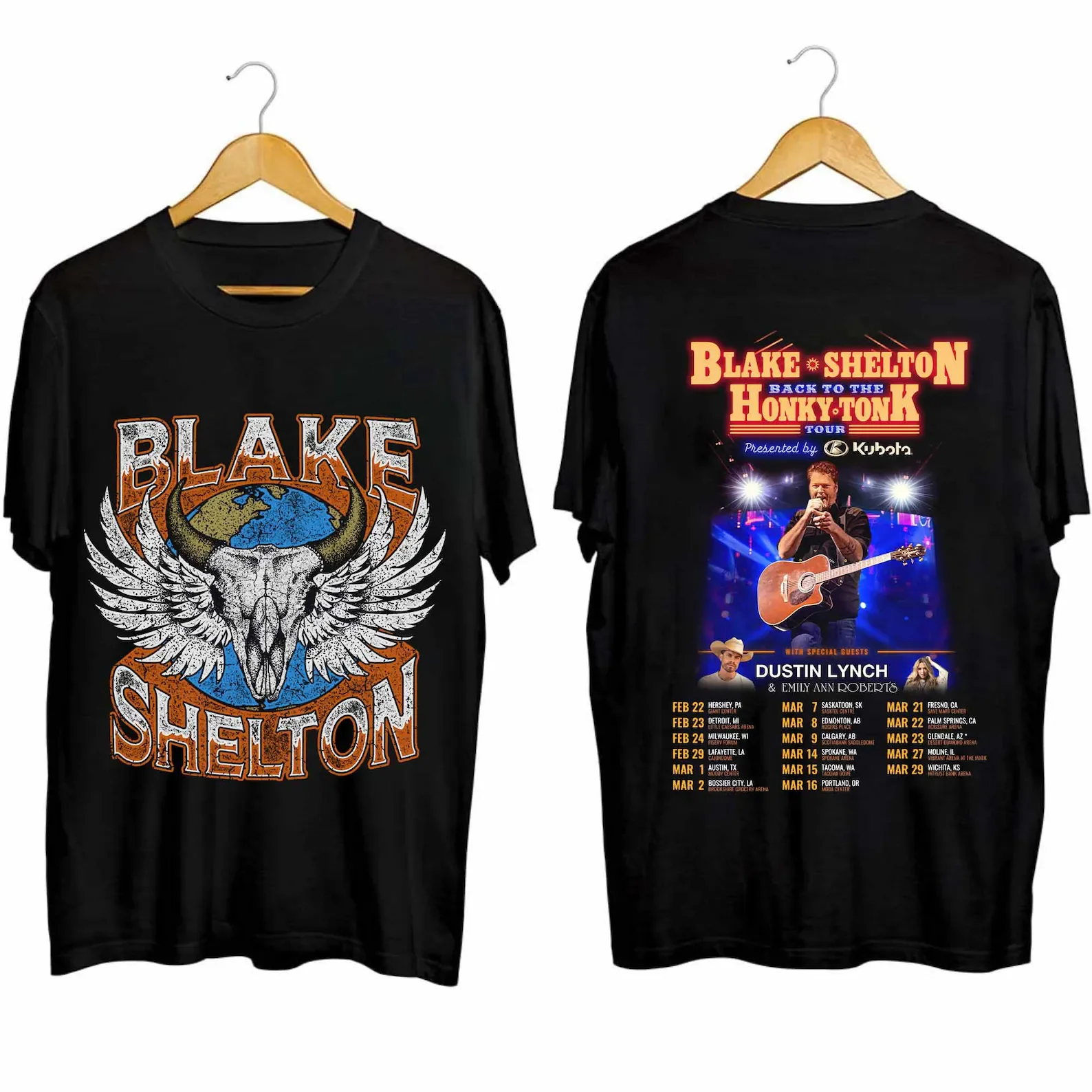 Blake Shelton 2024 Back to the Honky Tonk Tour Shirt, Blake Shelton Fan Shirt