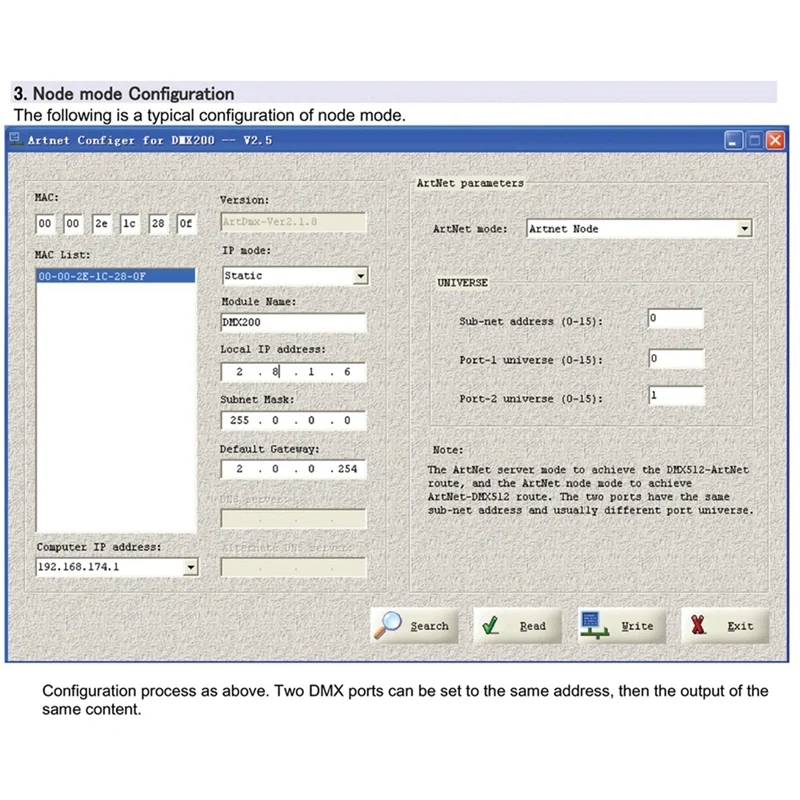Controlador de luz de palco dmx artnet, 5 pinos, 2 portas, 5 pinos, soquete xlr, 2 vias, ferramenta de troca de sinal dmx, conector de rede rj45