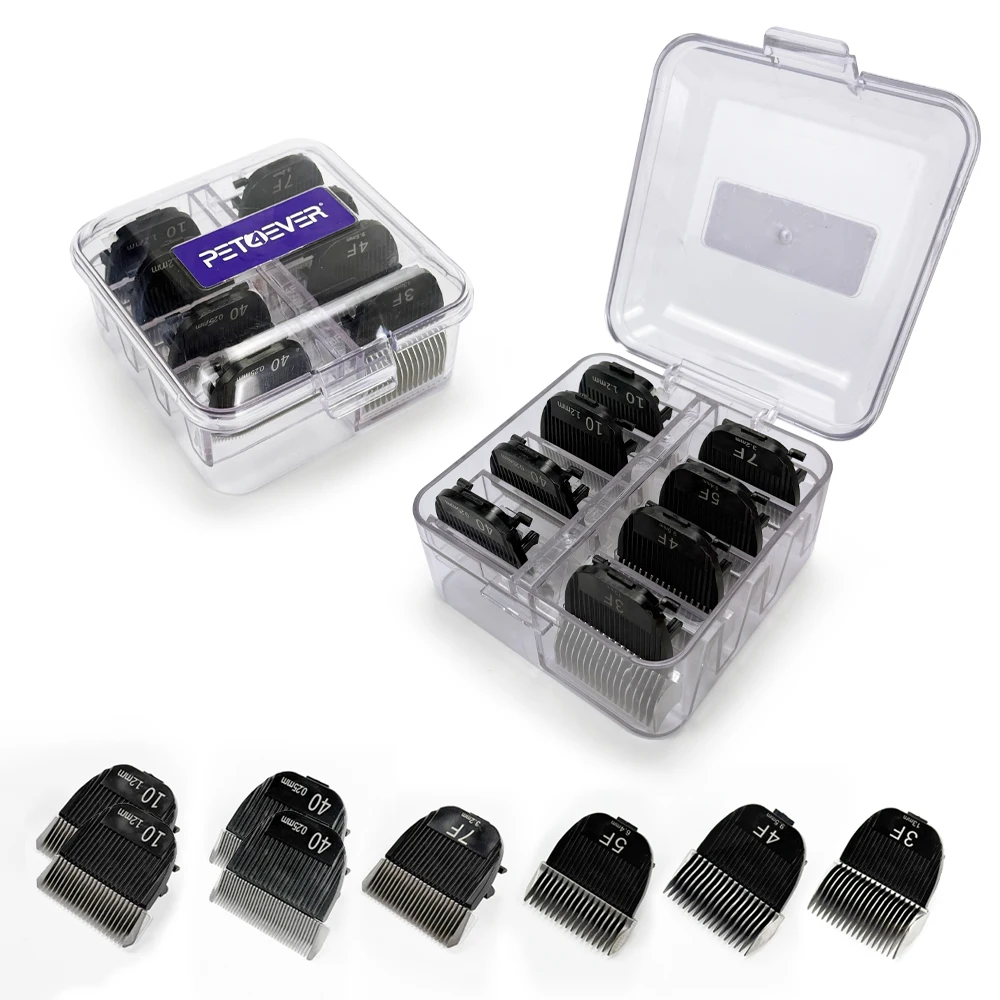 

8-Piece Pet Clipper Blade Set for Professional Pet Grooming