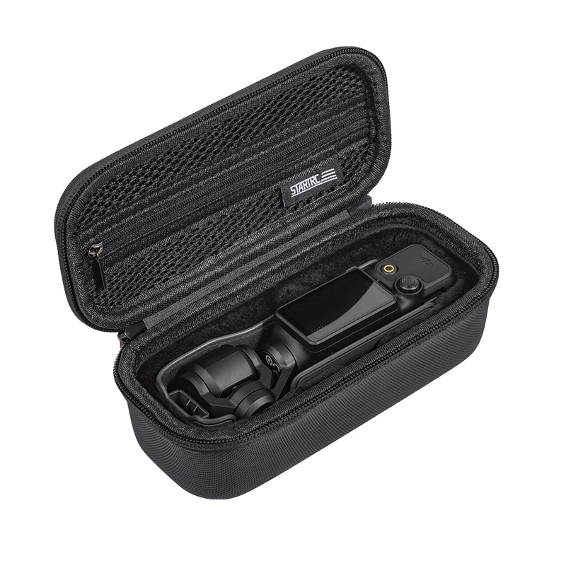 STARTRC Storage Bag for DJI Pocket 3 PU Leather Carrying Case with Rope Strap Box Osmo Pocket 3 Sport Camera Accessories