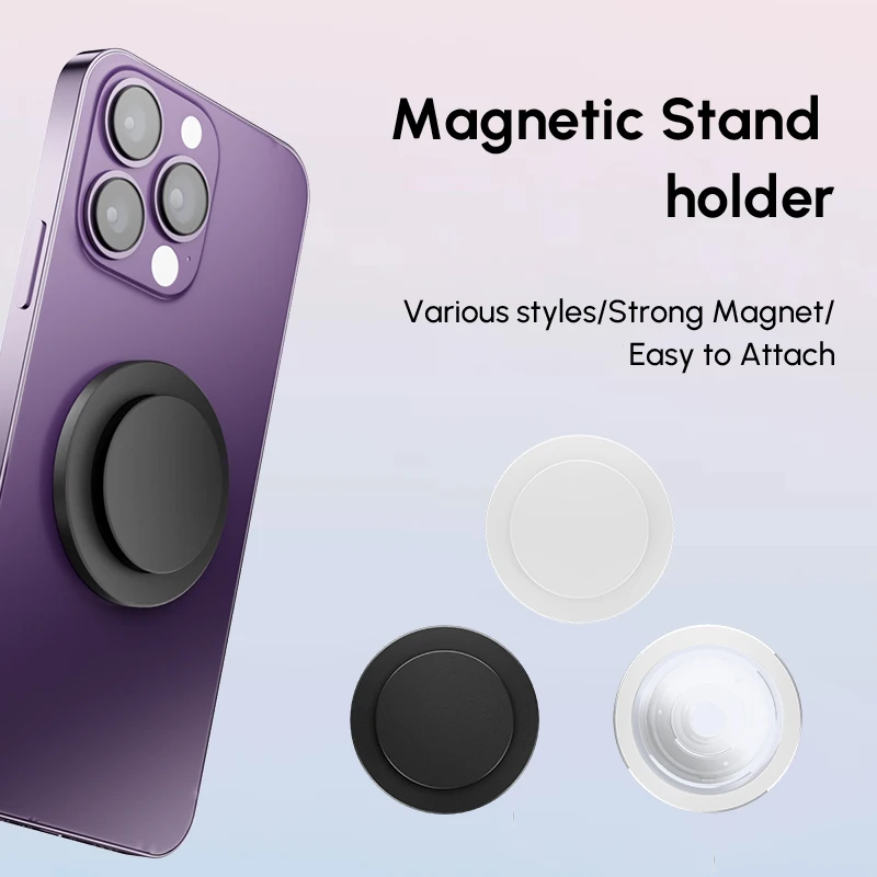 For Magsafe Magnetic Grip Holder Socket Stand For iPhone 15 14 13 Pro Max Redmi Note 12 Samsung Popping Phone Bracket in desk