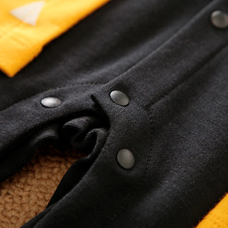 ملابس حديثي الولادة على طراز الرسوم المتحركة وسيم للعب الأدوار من القطن مريح وناعم0-18 بدلة أطفال بأكمام طويلة للربيع والخريف