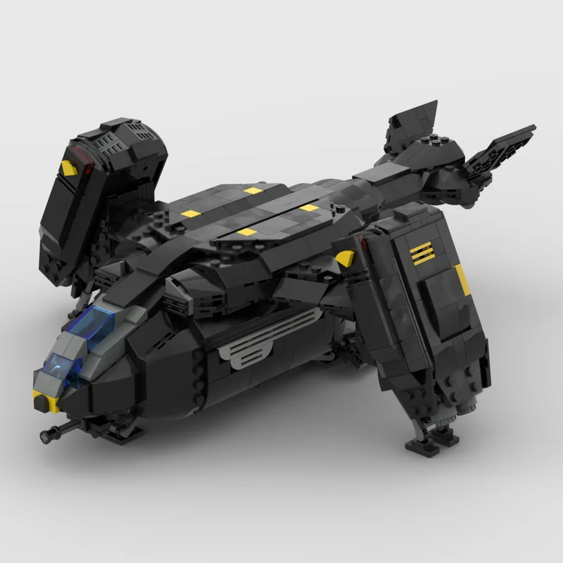 Star Movie Moc Building Bricks Pelican-1 Extraction Shuttle (Helldivers 2) Technology Blocks Christmas DIY Toy Construction Gift