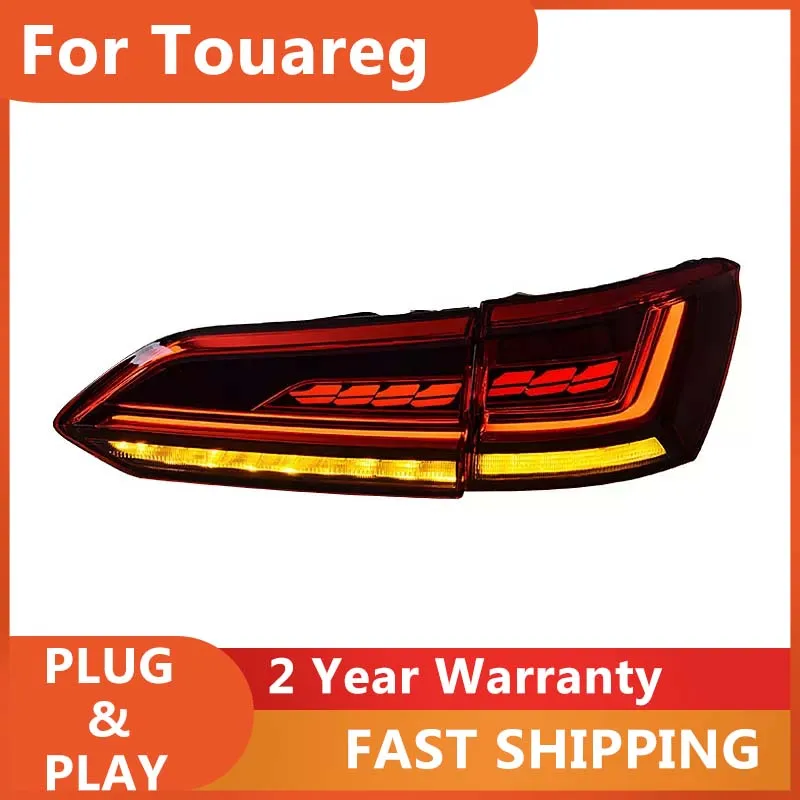 

Car Accessories for VW Touareg Rear Tail Lights 2019-2022 Touareg Taillights Rear DRL Fog Brake Reversing Turn Signal