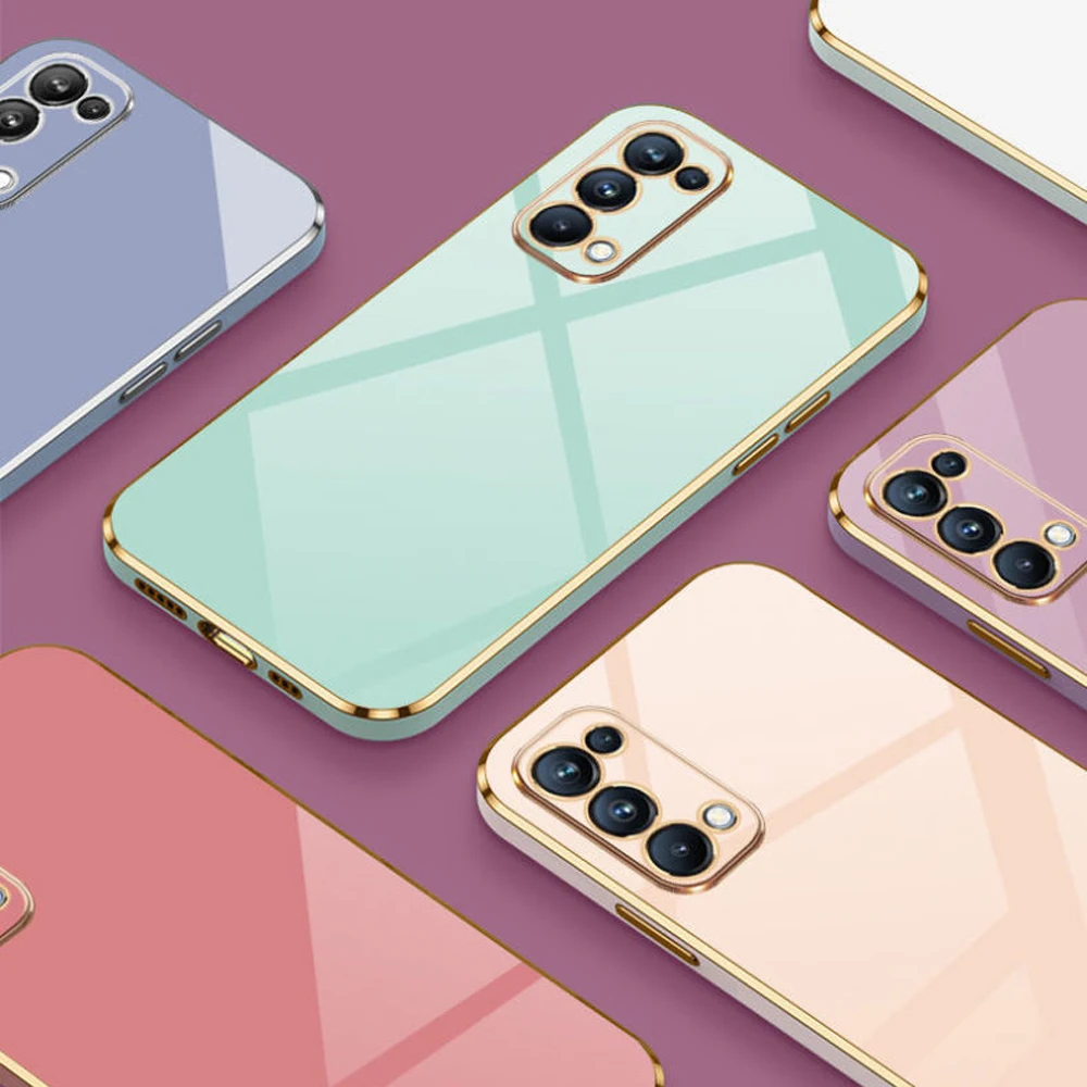 For OPPO Reno 5 Case oppo reno 6 Cover Oppo Reno 8z Phone Case OPPO Reno7z reno 8 lite 7 lite Reno6pro 5G Soft Cover Coque Case