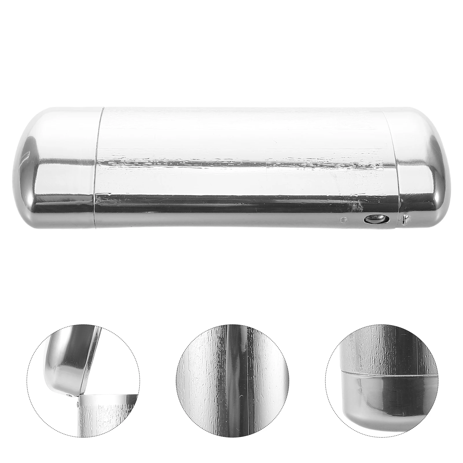 

Glasses Case Vintage Aluminum Silver Hard Shell Protective Eyewear Travel Organizer Storage Box for Sunglasses