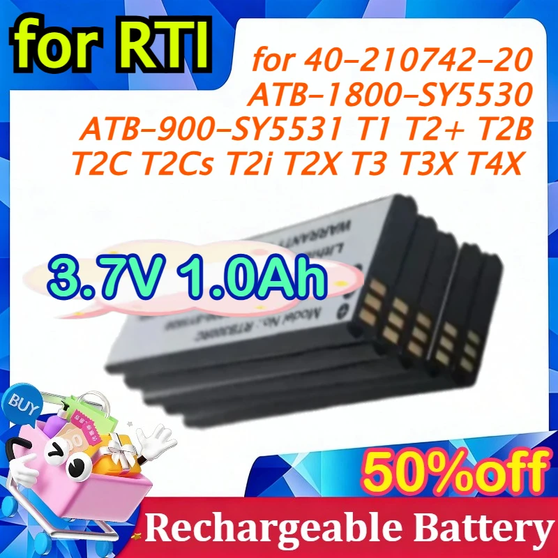 2PCS 3.7V 1.0Ah For…