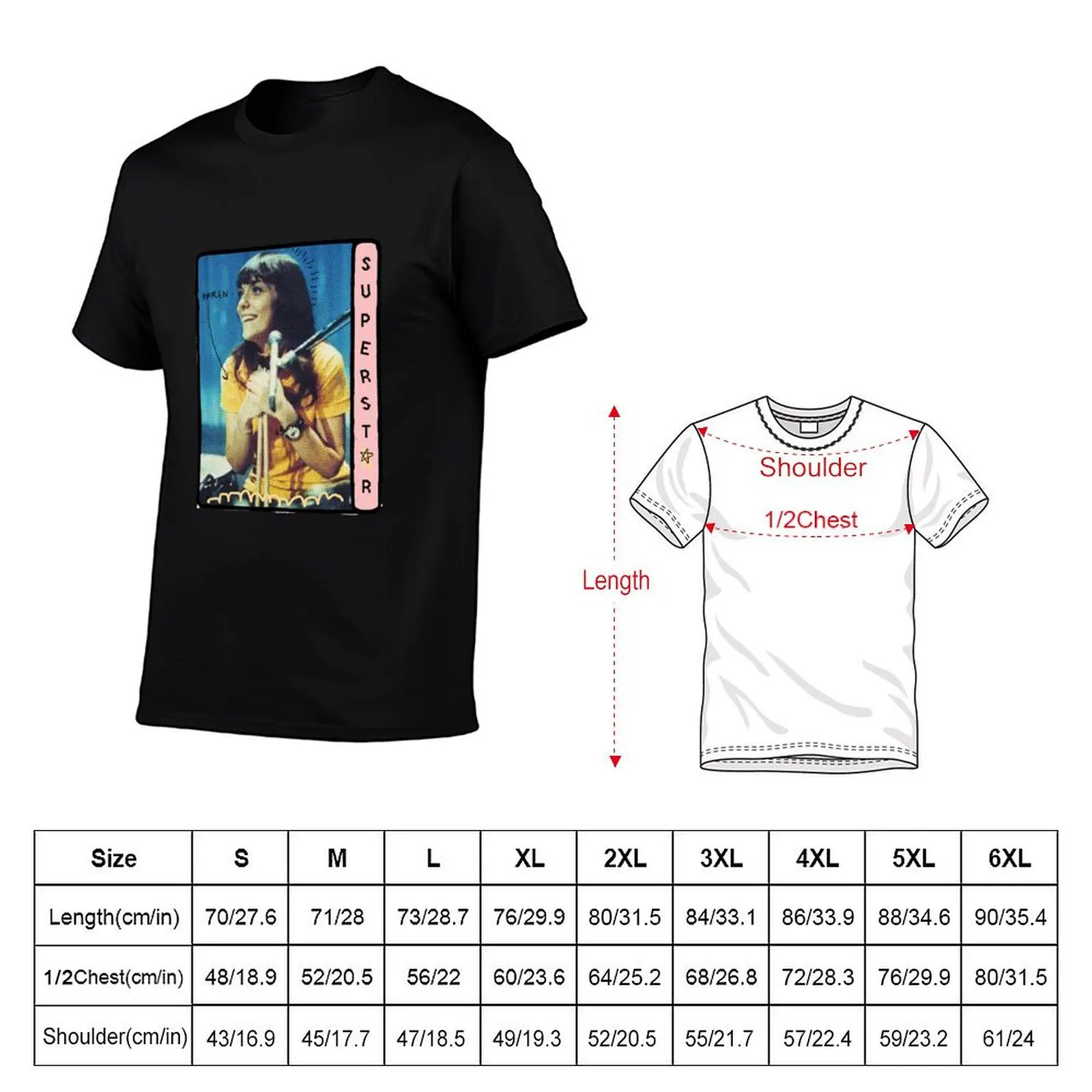 Karen Carpenter T-Shirt Blouse basketball graphic tees cotton graphic tees anime shirts men