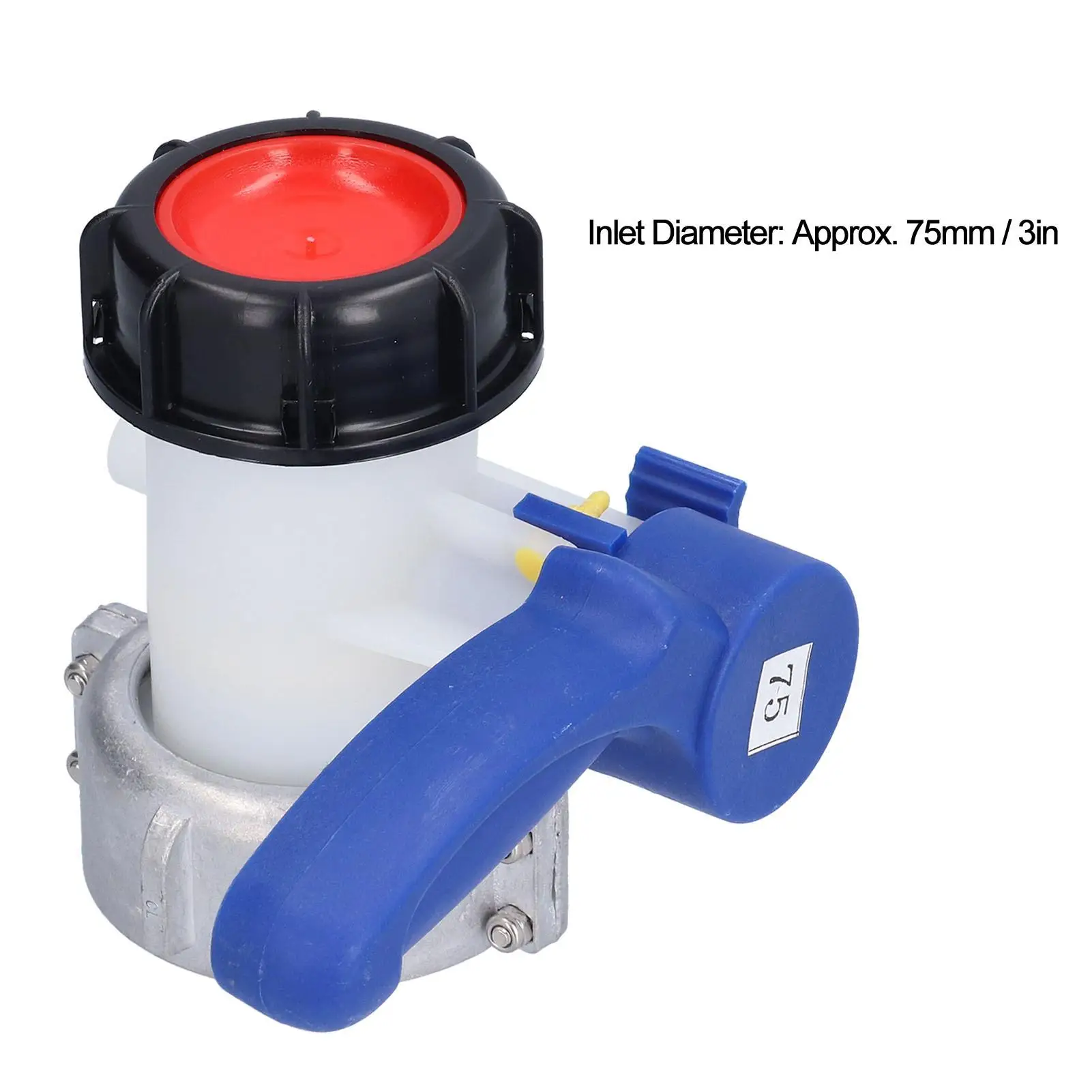 75mm IBC Tank Valve Tap Outlet Control Adapter for tonnage Barrel Water for container