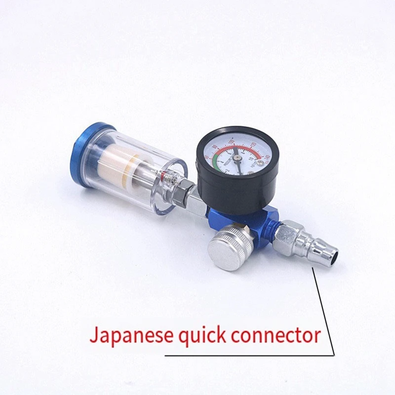 Pneumatic Spray Gun Air Regulator Gauge Water Trap Filter Tool Adapter Spray Gun Accessories