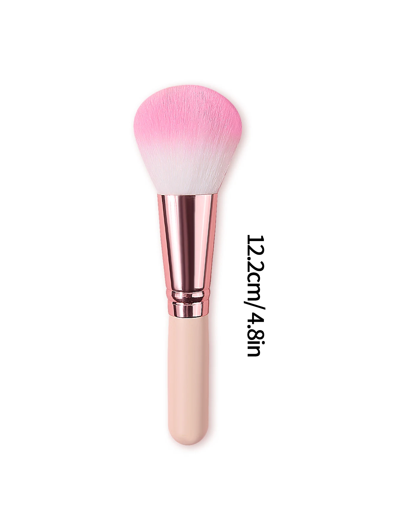 2 szt. wielofunkcyjnych pędzli do makijażu, pędzel do pudru sypkiego w kształcie łuku, pędzel do różu, pędzel do rozświetlacza, miękkie włókno, narzędzie kosmetyczne