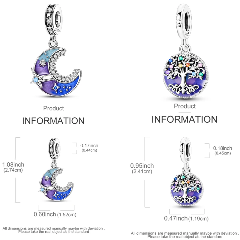 925 Sterling Silver Colorful Sunflower Dog Boys Gift Items Butterfly Aircraft Earth Charms Fit Original Pendant Jewelry make up