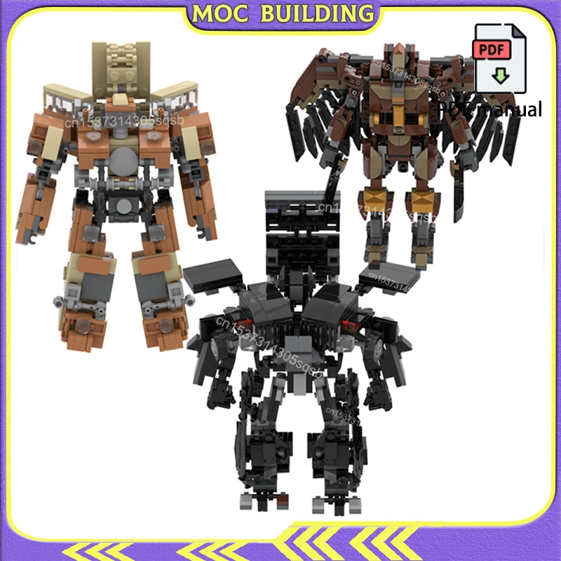 

Трансформируемый автомобиль-робот из строительных блоков MOC: Технологичный конструктор, креативный подарок для мальчиков